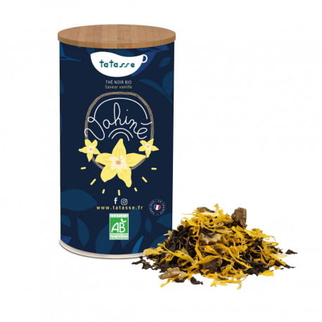Thé noir bio Vanille - Vahiné - Tatasse