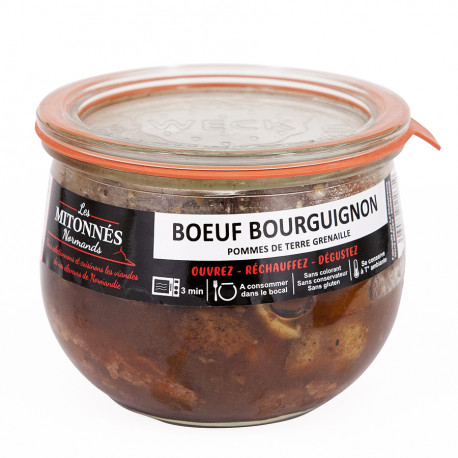 Boeuf bourguignon pommes de terre grenaille 375g La Chaiseronne