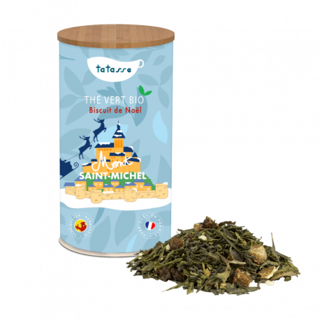 Thé vert bio de Noël Biscuit de Noël - Tatasse 100g