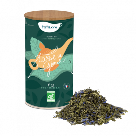 Thé vert bio Menthe poivrée - Tasse de Génie - Tatasse