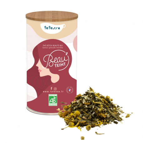 Thé détox bio Passion Camomille Rose - Beau Teint - Tatasse