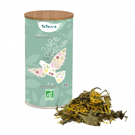 Thé blanc bio Vanille - White Sweetness - Tatasse
