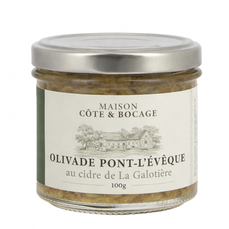 Olivade Pont-l'Évêque au cidre La Galotière Maison Cote Et Bocage 100g