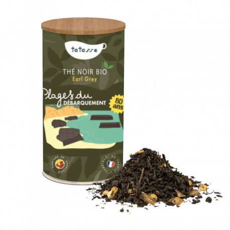Thé noir bio Earl Grey - Plages du Débarquement - Tatasse
