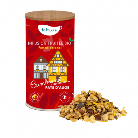 Infusion fruitée bio pomme caramel - Cambremer Pays d’Auge - Tatasse