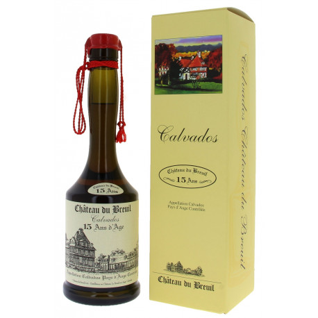 Calvados 15ans Château du Breuil 35cl 41%