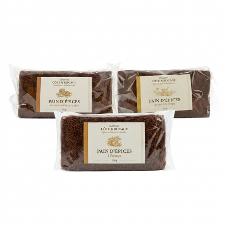 Assortiment de pains d'épices Manoir des Abeilles 3x250g