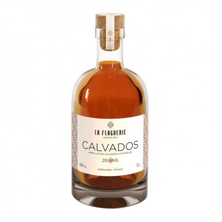 Calvados 20 ans bio Domaine de la Flaguerie 70cl 40%
