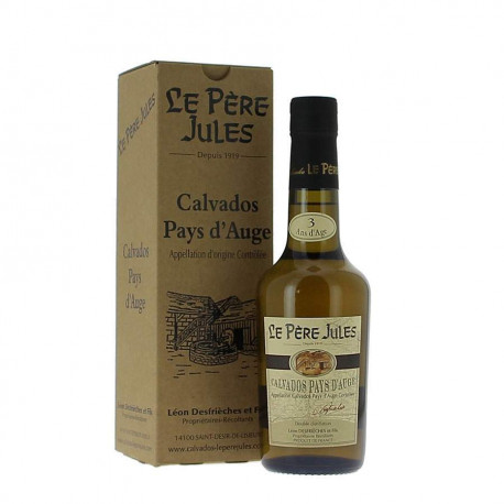 Calvados 3 ans Le père Jules 35cl 41%