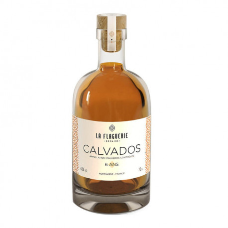 Calvados 6 ans bio - domaine de la Flaguerie 70cl 40%