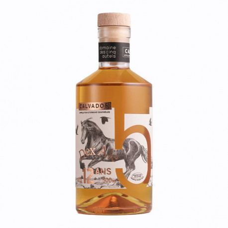 Calvados Dex Aïe 12 ans bio 50cl 40% Cinq Autels