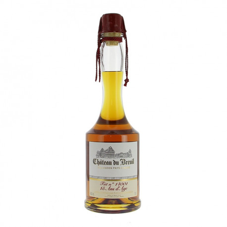 Calvados Fût 14001 non-réduit 15ans Château du Breuil 70cl 48.6%