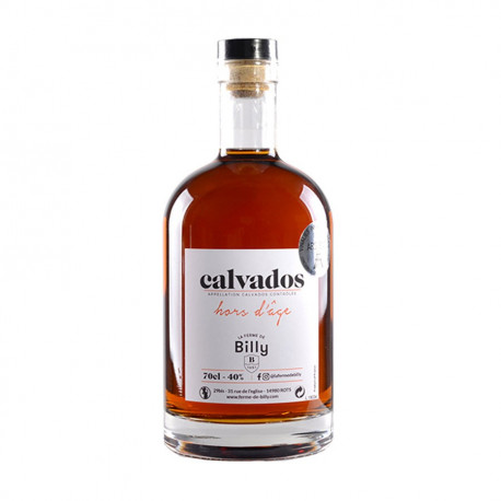 Calvados Hors d'âge 8 ans Ferme de Billy 70cl 40%