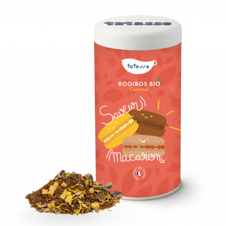 Rooibos bio Caramel - Saveur Macaron - Tatasse