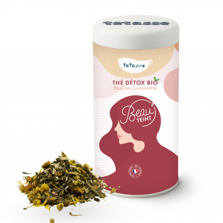 Thé détox bio Passion Camomille Rose - Beau Teint - Tatasse