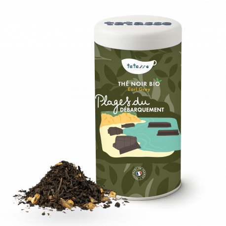 Thé noir bio Earl Grey - Plages du Débarquement - Tatasse