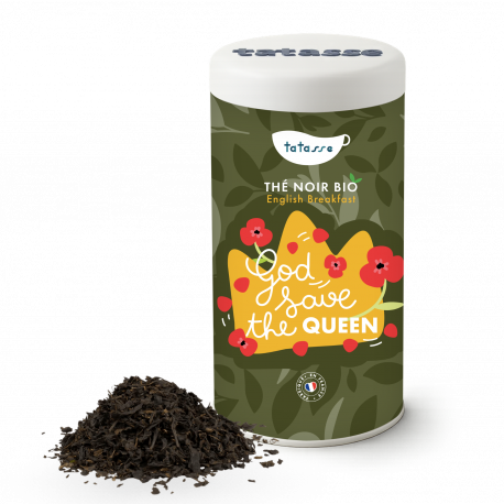 Thé noir bio English Breakfast - God Save the Queen - Tatasse