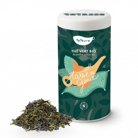Thé vert bio Menthe poivrée - Tasse de Génie - Tatasse