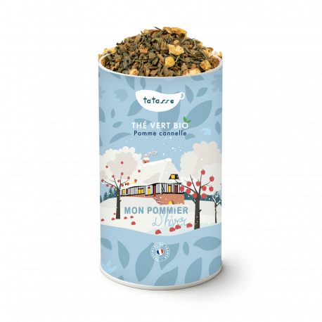 Thé vert bio Pomme Cannelle - Mon Pommier d'Hiver - Tatasse