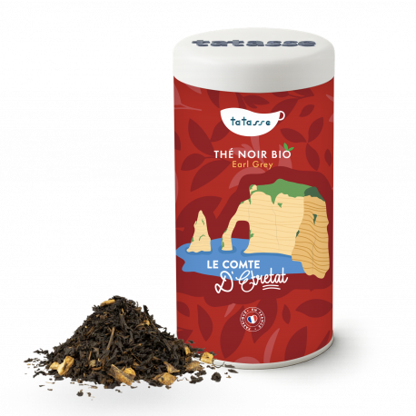 Thé noir bio Earl Grey - Comte d'Etretat - Tatasse