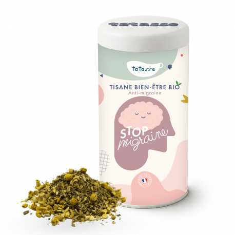 Tisane bien-être bio anti-migraine - Stop Migraine - Tatasse