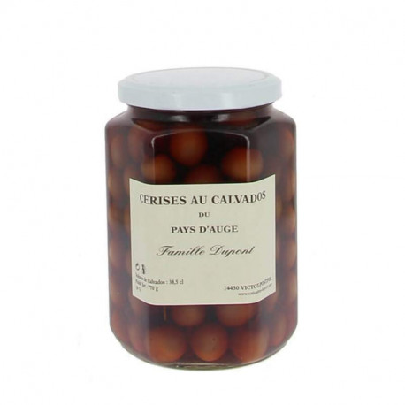 Cerises au Calvados Dupont 390g Domaine Dupont 20%