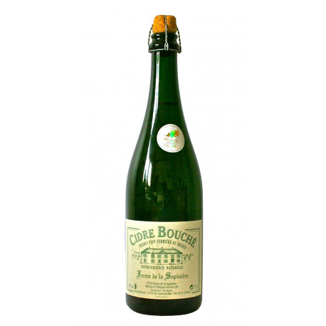 Cidre bouché brut La Sapinière 75cl 4.5%