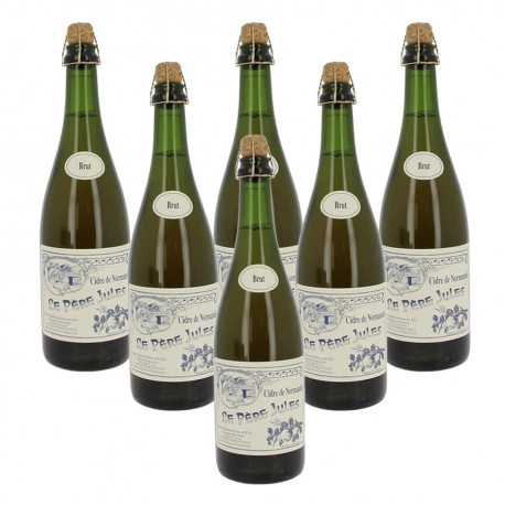 Cidre brut Le père Jules 6x75cl