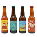 Coffret de 4 cidres fermier de 33cl du Domaine de La Galotière
