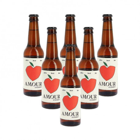Cidre brut bio Amour Maison Hérout 6x33cl