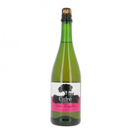 Cidre demi-sec fruité Théo Capelle 75cl 6%