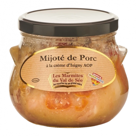 Mijoté de Porc à la Crème d'Isigny La Chaiseronne 750g