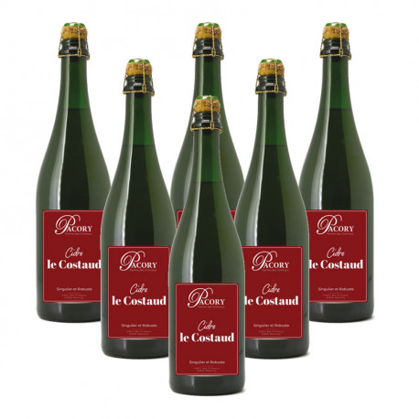 Cidre le Costaud Pacory 6x75cl 6%