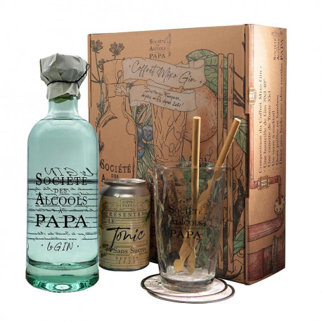 Coffret Mixo Gin Tonic 70cl Société des Alcools à Papa