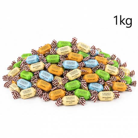 Caramels d'Isigny assortiment vrac 1kg