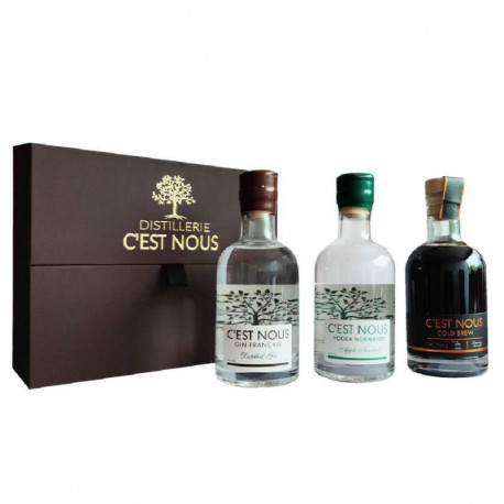 Coffret de spiritueux C'est Nous 3x20cl