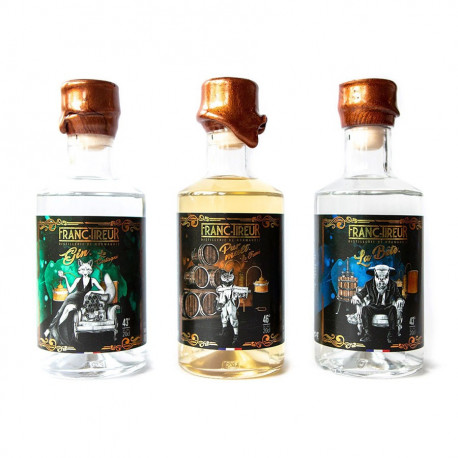 Coffret découverte Pastis, Whisky et Vodka de 20cl Franc-Tireur