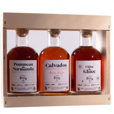 Coffret découverte la Ferme de Billy 3x20cl