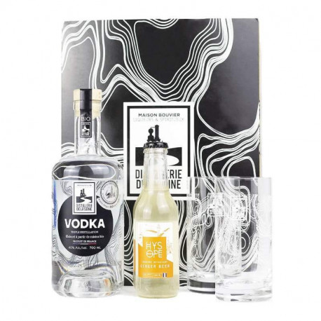 Coffret moscow mule avec 2 verres dégustation Distillerie de la Seine 70cl