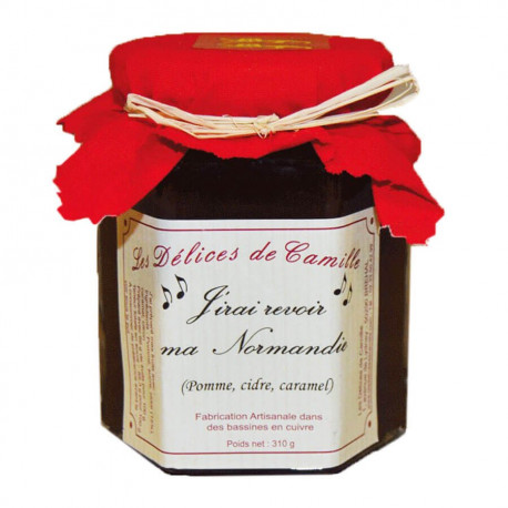 Confiture J'irai revoir ma Normandie - Les délices de Camille 310g