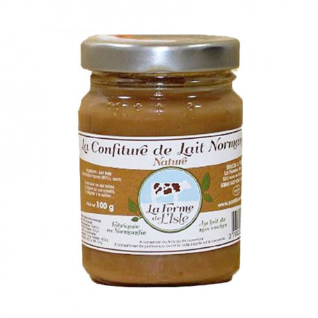 Confiture de lait nature 100g Ferme de l'Isle