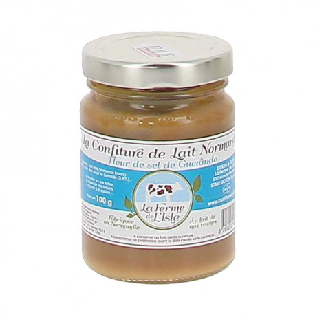 Confiture de lait sel de Guérande 100g Ferme de l'Isle