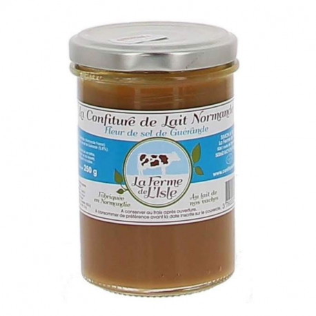 Confiture de lait sel de Guérande 250g Ferme de l'Isle