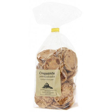 Croquants pomme Calvados Le Manoir des abeilles 125g