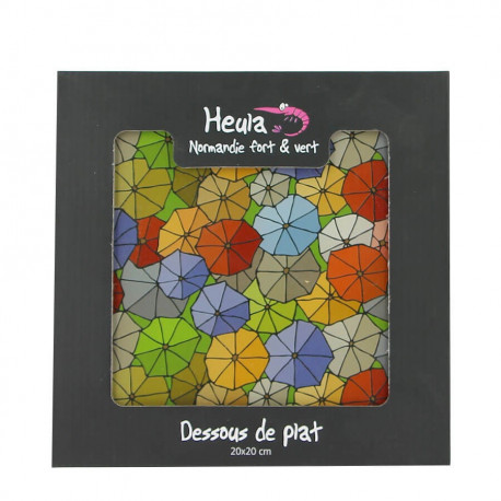 Dessous de plat La Normandie vue par Gougoule Earth - Heula