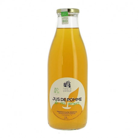 Jus de pomme bio Grandval 1L Manoir de Grandouet