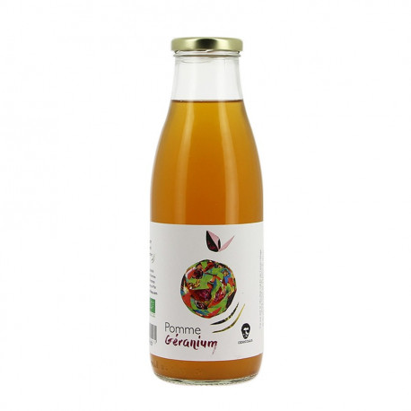 Jus de pomme géranium Cidricchus 75cl