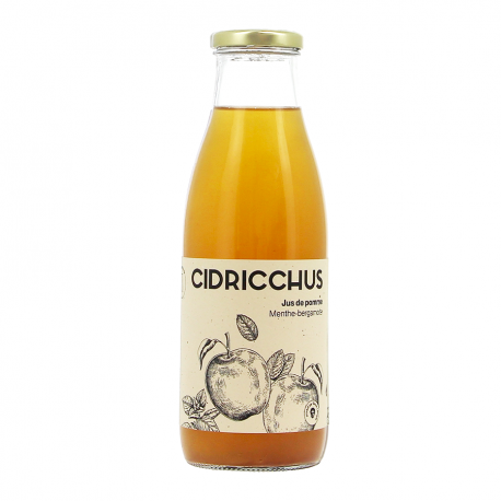 Jus de pomme menthe-bergamote Cidricchus 75cl