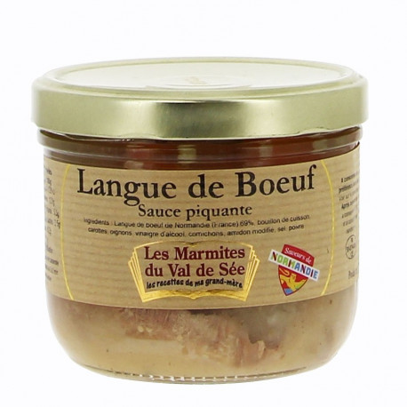 Langue de Boeuf sauce piquante 380g La Chaiseronne