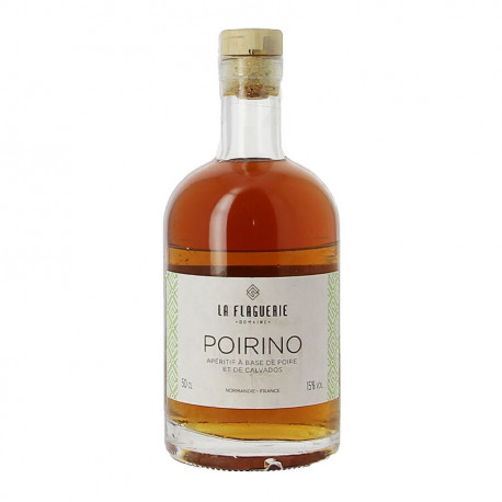 Liqueur de Calvados à la poire - Poirino - Domaine de la Flaguerie 50cl 15%